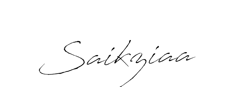 Also we have Saikziaa name is the best signature style. Create professional handwritten signature collection using Antro_Vectra autograph style. Saikziaa signature style 6 images and pictures png