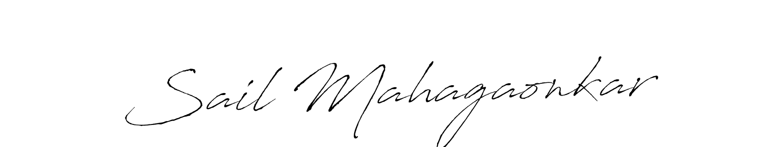 Make a beautiful signature design for name Sail Mahagaonkar. Use this online signature maker to create a handwritten signature for free. Sail Mahagaonkar signature style 6 images and pictures png