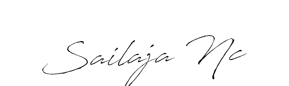 Create a beautiful signature design for name Sailaja Nc. With this signature (Antro_Vectra) fonts, you can make a handwritten signature for free. Sailaja Nc signature style 6 images and pictures png