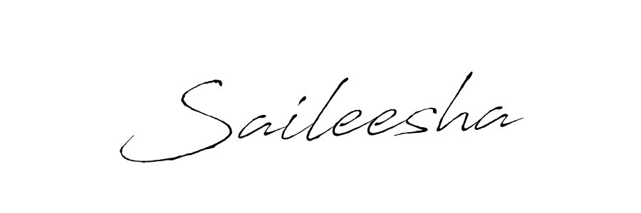Design your own signature with our free online signature maker. With this signature software, you can create a handwritten (Antro_Vectra) signature for name Saileesha. Saileesha signature style 6 images and pictures png