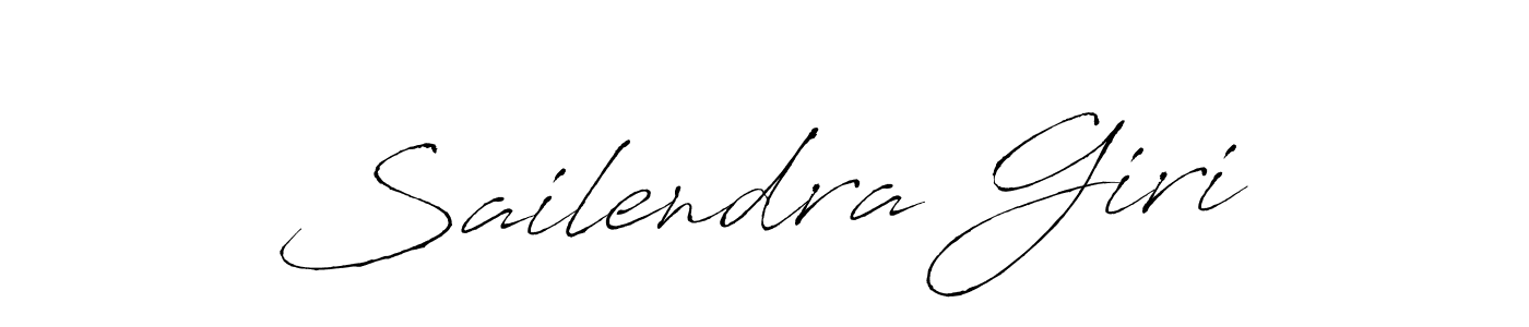 Make a beautiful signature design for name Sailendra Giri. With this signature (Antro_Vectra) style, you can create a handwritten signature for free. Sailendra Giri signature style 6 images and pictures png