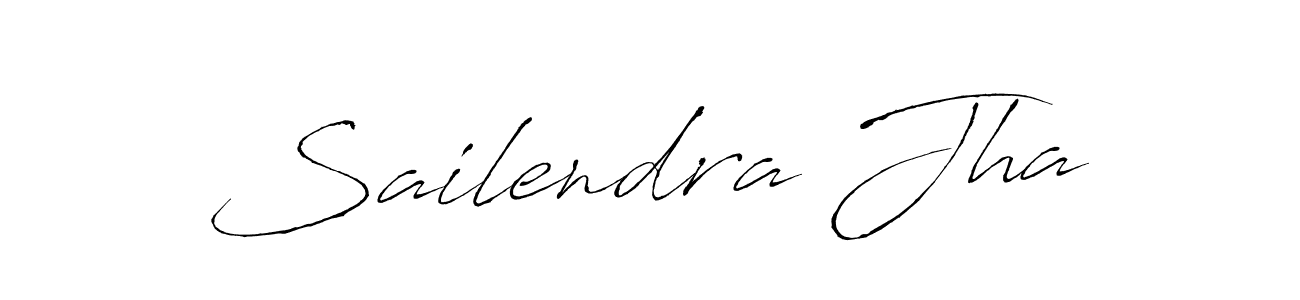 You should practise on your own different ways (Antro_Vectra) to write your name (Sailendra Jha) in signature. don't let someone else do it for you. Sailendra Jha signature style 6 images and pictures png