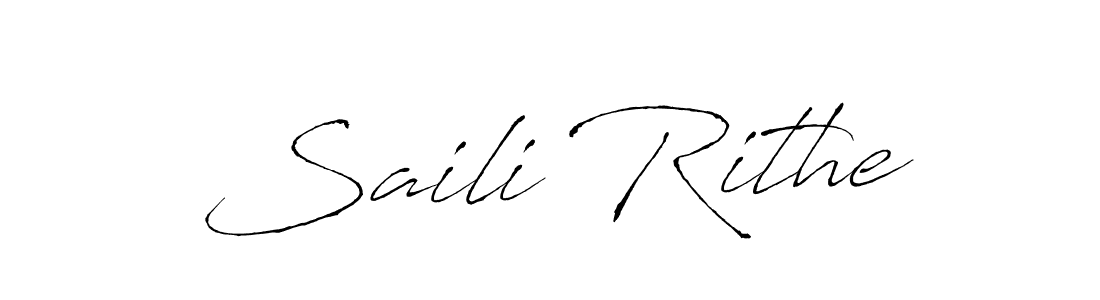 Similarly Antro_Vectra is the best handwritten signature design. Signature creator online .You can use it as an online autograph creator for name Saili Rithe. Saili Rithe signature style 6 images and pictures png