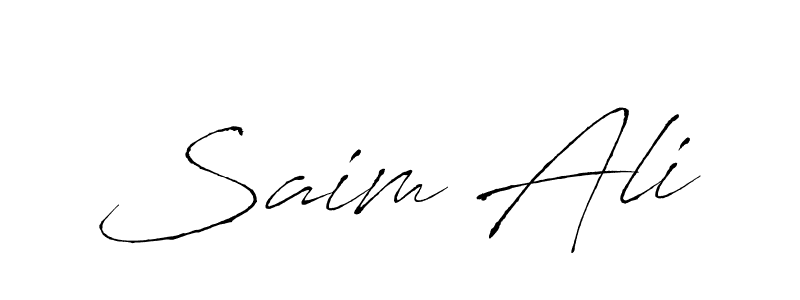 You can use this online signature creator to create a handwritten signature for the name Saim Ali. This is the best online autograph maker. Saim Ali signature style 6 images and pictures png