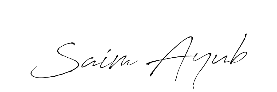 How to Draw Saim Ayub signature style? Antro_Vectra is a latest design signature styles for name Saim Ayub. Saim Ayub signature style 6 images and pictures png