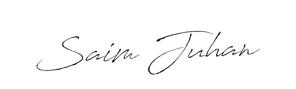 Also we have Saim Juhan name is the best signature style. Create professional handwritten signature collection using Antro_Vectra autograph style. Saim Juhan signature style 6 images and pictures png