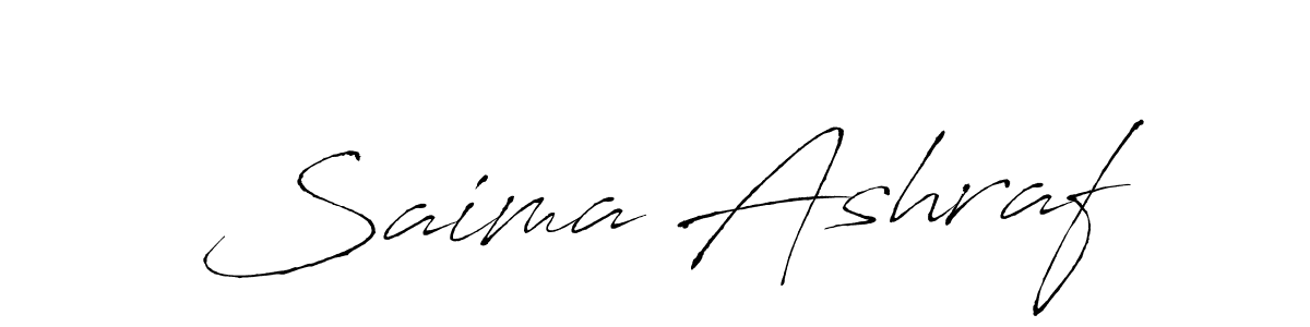 Make a beautiful signature design for name Saima Ashraf. Use this online signature maker to create a handwritten signature for free. Saima Ashraf signature style 6 images and pictures png