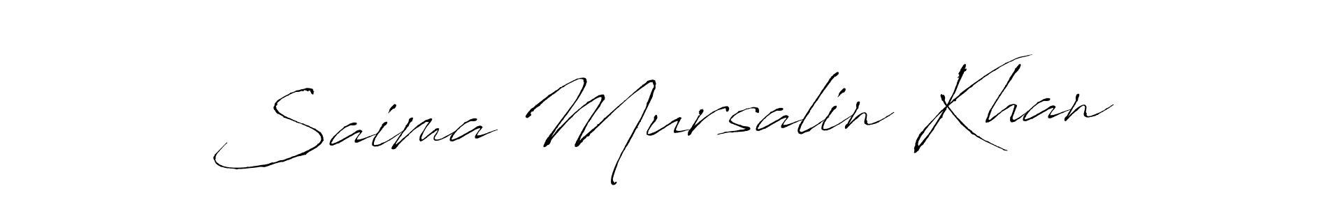 How to Draw Saima Mursalin Khan signature style? Antro_Vectra is a latest design signature styles for name Saima Mursalin Khan. Saima Mursalin Khan signature style 6 images and pictures png