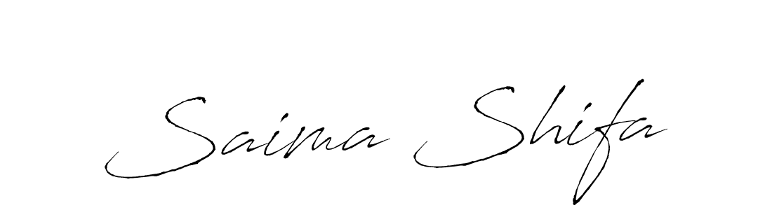 Saima Shifa stylish signature style. Best Handwritten Sign (Antro_Vectra) for my name. Handwritten Signature Collection Ideas for my name Saima Shifa. Saima Shifa signature style 6 images and pictures png