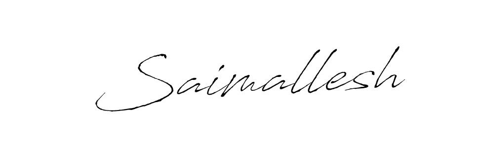 Make a beautiful signature design for name Saimallesh. Use this online signature maker to create a handwritten signature for free. Saimallesh signature style 6 images and pictures png
