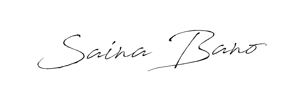 if you are searching for the best signature style for your name Saina Bano. so please give up your signature search. here we have designed multiple signature styles  using Antro_Vectra. Saina Bano signature style 6 images and pictures png