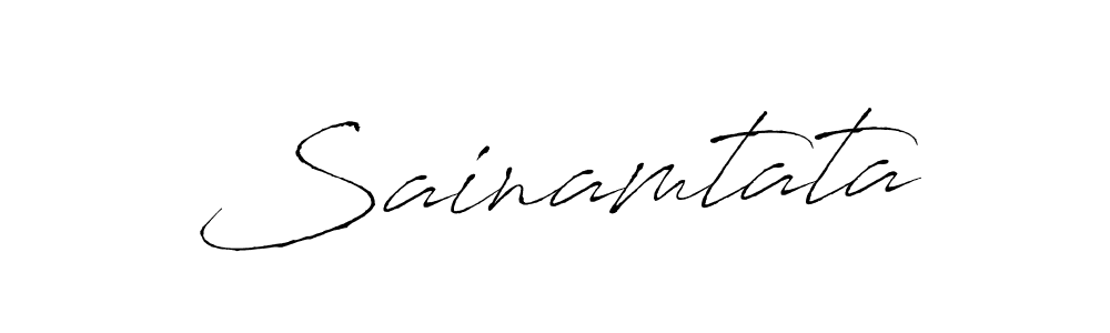 How to make Sainamtata name signature. Use Antro_Vectra style for creating short signs online. This is the latest handwritten sign. Sainamtata signature style 6 images and pictures png
