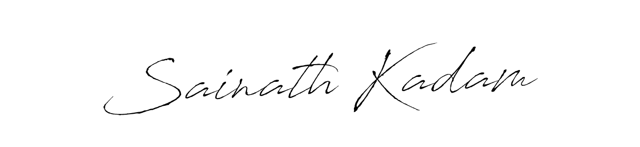 Make a beautiful signature design for name Sainath Kadam. Use this online signature maker to create a handwritten signature for free. Sainath Kadam signature style 6 images and pictures png