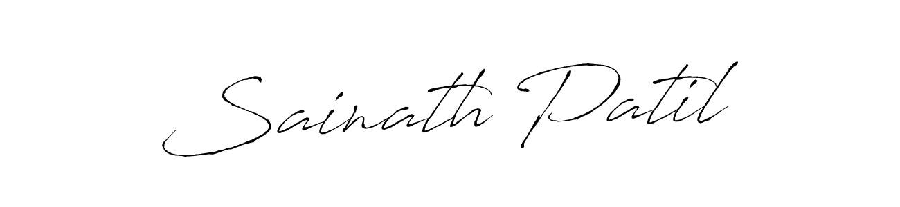 The best way (Antro_Vectra) to make a short signature is to pick only two or three words in your name. The name Sainath Patil include a total of six letters. For converting this name. Sainath Patil signature style 6 images and pictures png