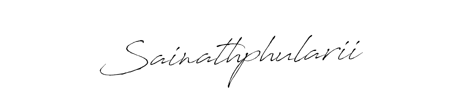 You should practise on your own different ways (Antro_Vectra) to write your name (Sainathphularii) in signature. don't let someone else do it for you. Sainathphularii signature style 6 images and pictures png