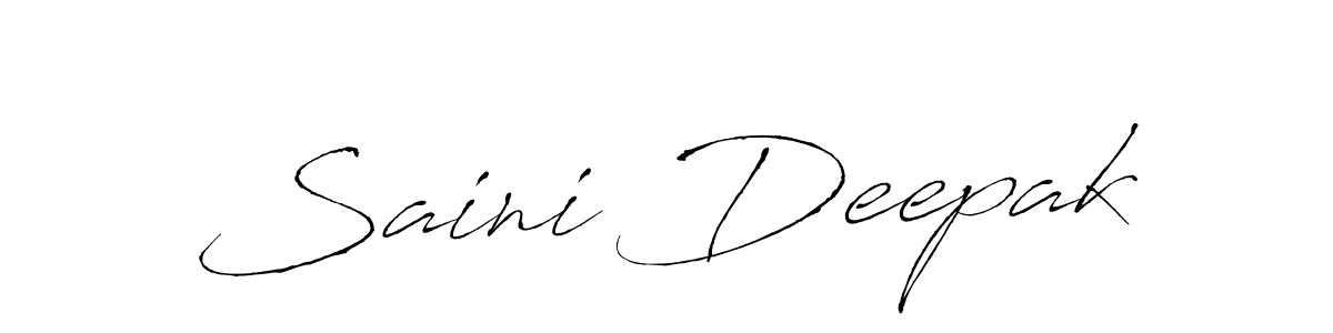 Antro_Vectra is a professional signature style that is perfect for those who want to add a touch of class to their signature. It is also a great choice for those who want to make their signature more unique. Get Saini Deepak name to fancy signature for free. Saini Deepak signature style 6 images and pictures png