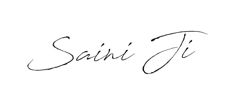 How to make Saini Ji name signature. Use Antro_Vectra style for creating short signs online. This is the latest handwritten sign. Saini Ji signature style 6 images and pictures png