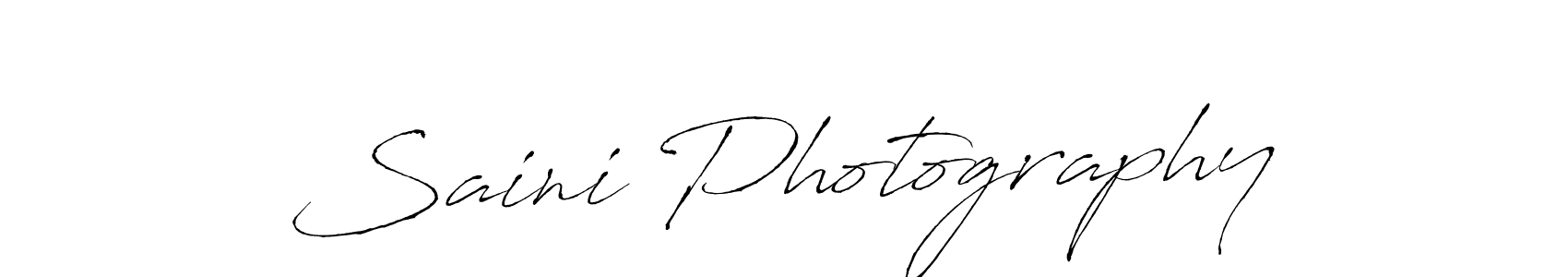 Use a signature maker to create a handwritten signature online. With this signature software, you can design (Antro_Vectra) your own signature for name Saini Photography. Saini Photography signature style 6 images and pictures png