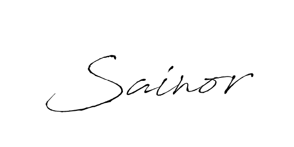 Also we have Sainor name is the best signature style. Create professional handwritten signature collection using Antro_Vectra autograph style. Sainor signature style 6 images and pictures png