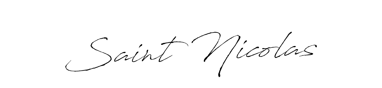 How to make Saint Nicolas signature? Antro_Vectra is a professional autograph style. Create handwritten signature for Saint Nicolas name. Saint Nicolas signature style 6 images and pictures png