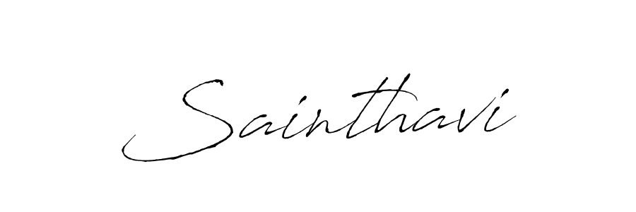 Use a signature maker to create a handwritten signature online. With this signature software, you can design (Antro_Vectra) your own signature for name Sainthavi. Sainthavi signature style 6 images and pictures png