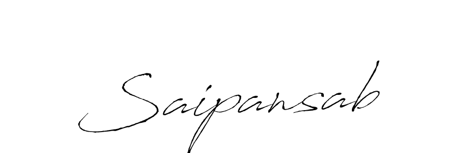 Make a beautiful signature design for name Saipansab. With this signature (Antro_Vectra) style, you can create a handwritten signature for free. Saipansab signature style 6 images and pictures png