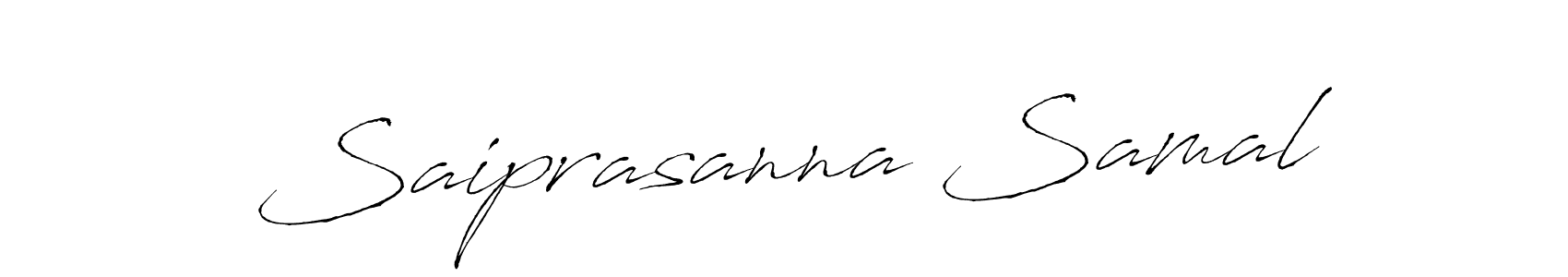 Design your own signature with our free online signature maker. With this signature software, you can create a handwritten (Antro_Vectra) signature for name Saiprasanna Samal. Saiprasanna Samal signature style 6 images and pictures png