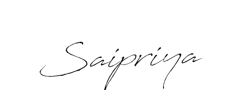 Use a signature maker to create a handwritten signature online. With this signature software, you can design (Antro_Vectra) your own signature for name Saipriya. Saipriya signature style 6 images and pictures png