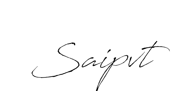Make a beautiful signature design for name Saipvt. With this signature (Antro_Vectra) style, you can create a handwritten signature for free. Saipvt signature style 6 images and pictures png