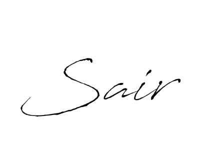 How to make Sair signature? Antro_Vectra is a professional autograph style. Create handwritten signature for Sair name. Sair signature style 6 images and pictures png