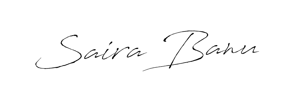 Make a beautiful signature design for name Saira Banu. With this signature (Antro_Vectra) style, you can create a handwritten signature for free. Saira Banu signature style 6 images and pictures png