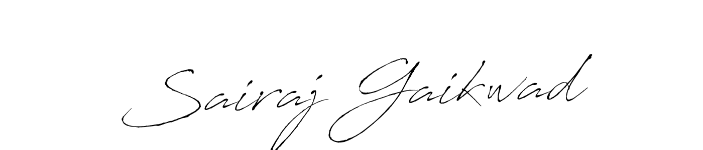 It looks lik you need a new signature style for name Sairaj Gaikwad. Design unique handwritten (Antro_Vectra) signature with our free signature maker in just a few clicks. Sairaj Gaikwad signature style 6 images and pictures png