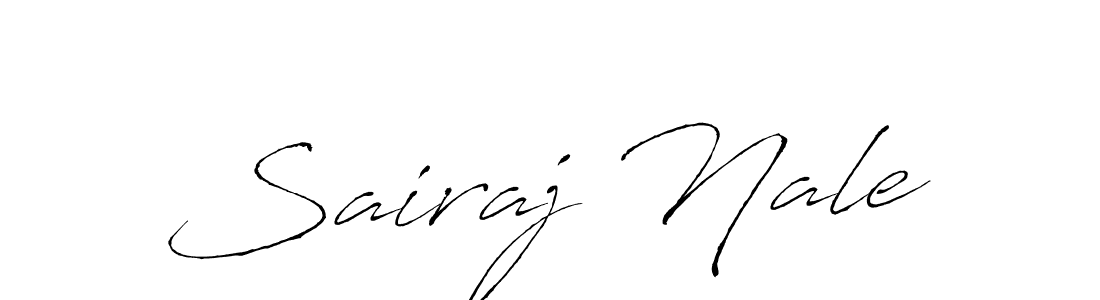 Also we have Sairaj Nale name is the best signature style. Create professional handwritten signature collection using Antro_Vectra autograph style. Sairaj Nale signature style 6 images and pictures png