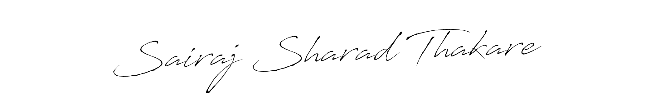 Use a signature maker to create a handwritten signature online. With this signature software, you can design (Antro_Vectra) your own signature for name Sairaj Sharad Thakare. Sairaj Sharad Thakare signature style 6 images and pictures png