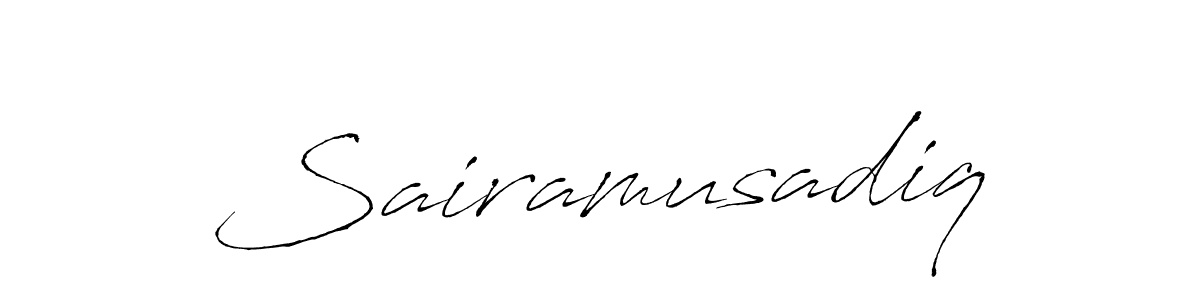 How to Draw Sairamusadiq signature style? Antro_Vectra is a latest design signature styles for name Sairamusadiq. Sairamusadiq signature style 6 images and pictures png