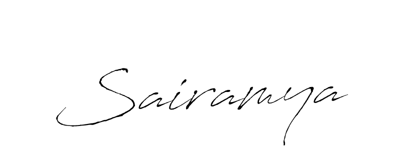 How to make Sairamya name signature. Use Antro_Vectra style for creating short signs online. This is the latest handwritten sign. Sairamya signature style 6 images and pictures png