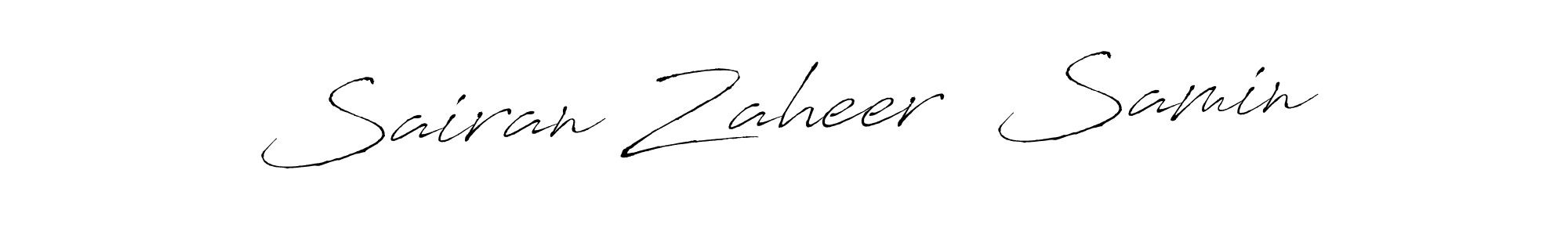 See photos of Sairan Zaheer  Samin official signature by Spectra . Check more albums & portfolios. Read reviews & check more about Antro_Vectra font. Sairan Zaheer  Samin signature style 6 images and pictures png