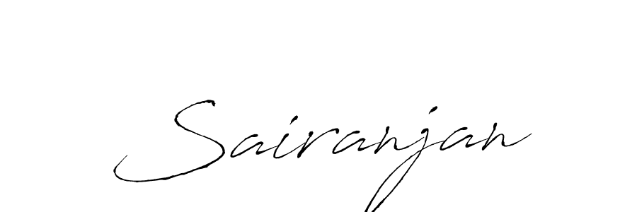 How to make Sairanjan signature? Antro_Vectra is a professional autograph style. Create handwritten signature for Sairanjan name. Sairanjan signature style 6 images and pictures png