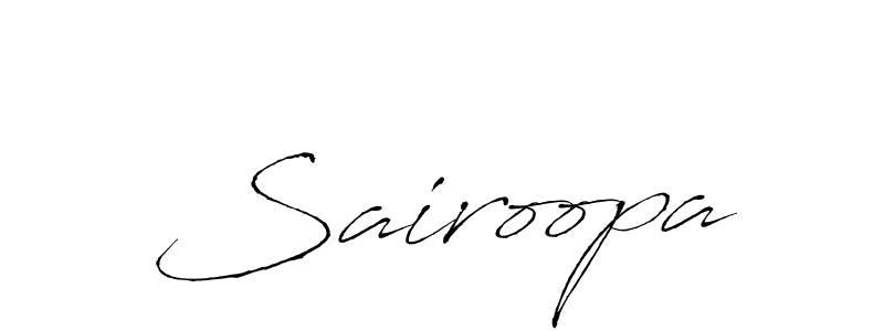 Antro_Vectra is a professional signature style that is perfect for those who want to add a touch of class to their signature. It is also a great choice for those who want to make their signature more unique. Get Sairoopa name to fancy signature for free. Sairoopa signature style 6 images and pictures png