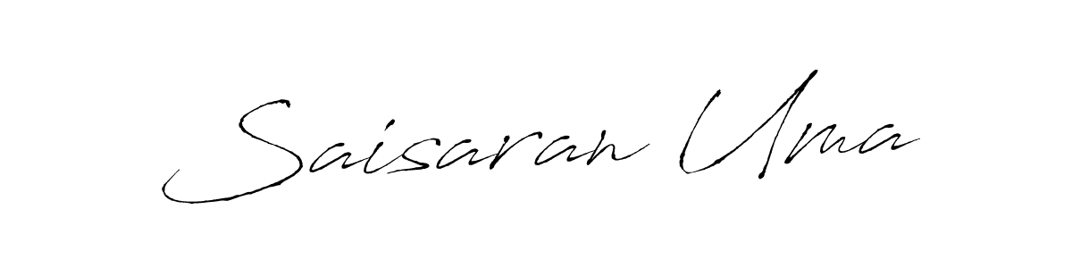 Similarly Antro_Vectra is the best handwritten signature design. Signature creator online .You can use it as an online autograph creator for name Saisaran Uma. Saisaran Uma signature style 6 images and pictures png