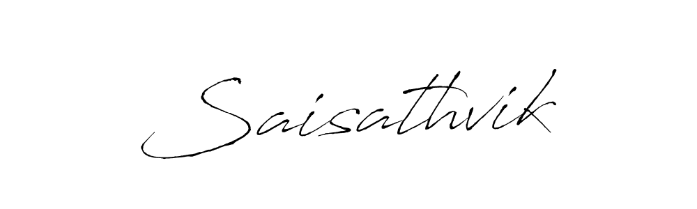 Create a beautiful signature design for name Saisathvik. With this signature (Antro_Vectra) fonts, you can make a handwritten signature for free. Saisathvik signature style 6 images and pictures png