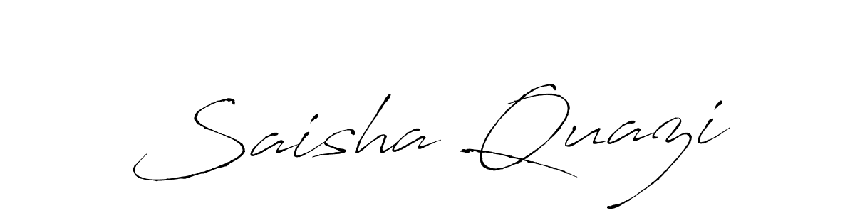 It looks lik you need a new signature style for name Saisha Quazi. Design unique handwritten (Antro_Vectra) signature with our free signature maker in just a few clicks. Saisha Quazi signature style 6 images and pictures png