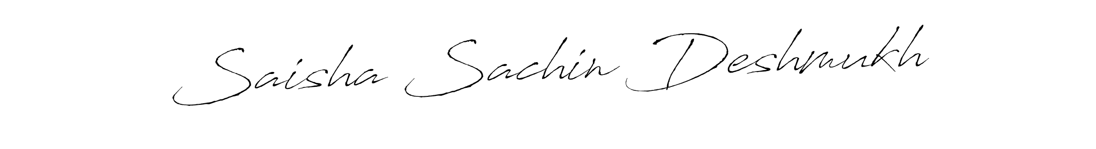 Also we have Saisha Sachin Deshmukh name is the best signature style. Create professional handwritten signature collection using Antro_Vectra autograph style. Saisha Sachin Deshmukh signature style 6 images and pictures png