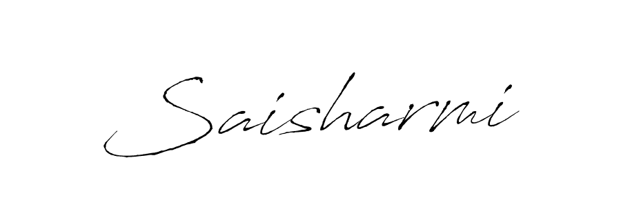 Use a signature maker to create a handwritten signature online. With this signature software, you can design (Antro_Vectra) your own signature for name Saisharmi. Saisharmi signature style 6 images and pictures png