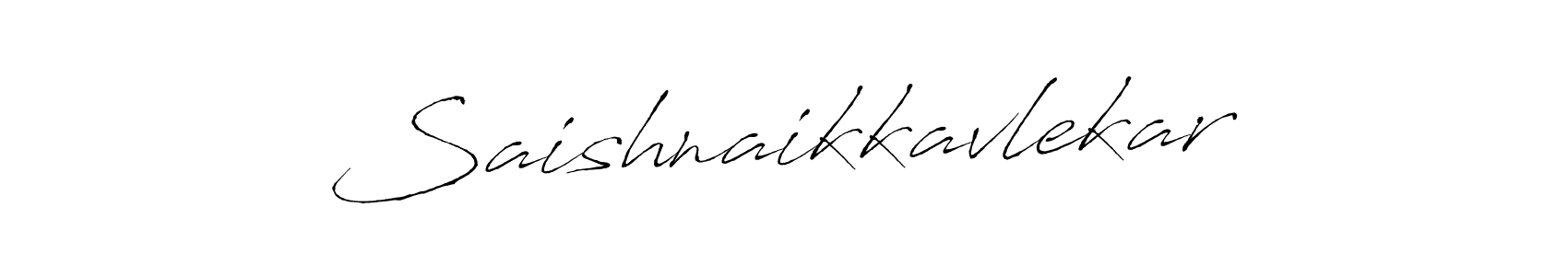 Make a beautiful signature design for name Saishnaikkavlekar. With this signature (Antro_Vectra) style, you can create a handwritten signature for free. Saishnaikkavlekar signature style 6 images and pictures png