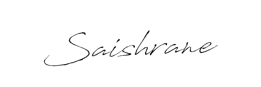 How to make Saishrane signature? Antro_Vectra is a professional autograph style. Create handwritten signature for Saishrane name. Saishrane signature style 6 images and pictures png