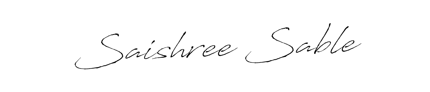 Saishree Sable stylish signature style. Best Handwritten Sign (Antro_Vectra) for my name. Handwritten Signature Collection Ideas for my name Saishree Sable. Saishree Sable signature style 6 images and pictures png