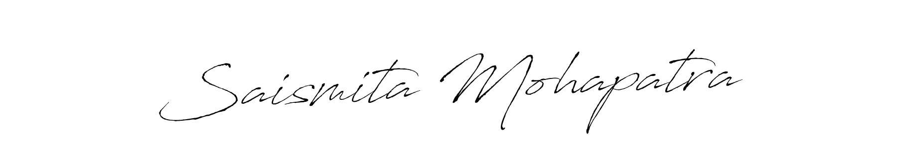 Antro_Vectra is a professional signature style that is perfect for those who want to add a touch of class to their signature. It is also a great choice for those who want to make their signature more unique. Get Saismita Mohapatra name to fancy signature for free. Saismita Mohapatra signature style 6 images and pictures png