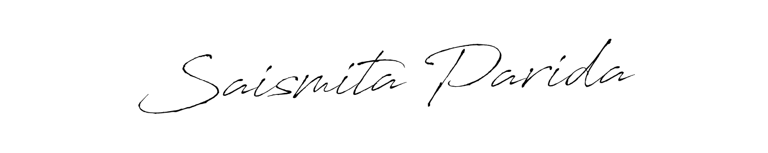 How to make Saismita Parida signature? Antro_Vectra is a professional autograph style. Create handwritten signature for Saismita Parida name. Saismita Parida signature style 6 images and pictures png