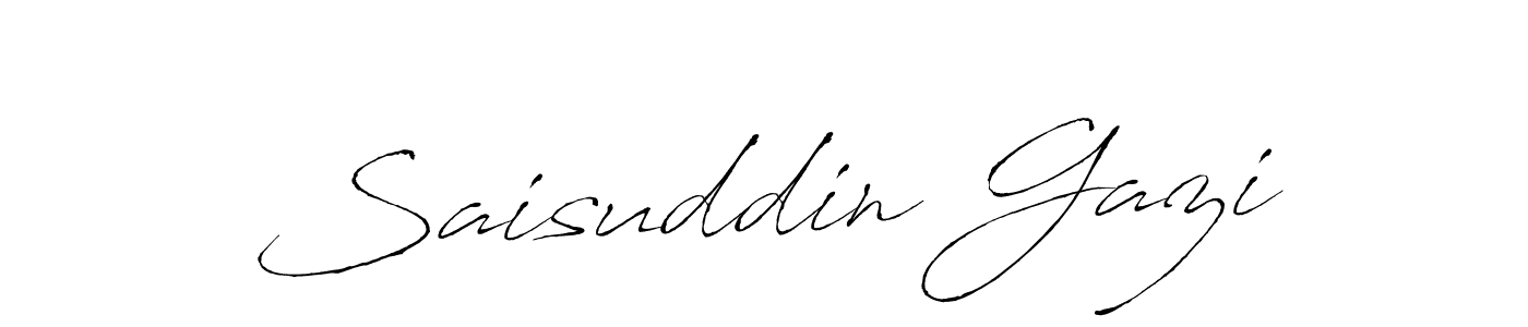 if you are searching for the best signature style for your name Saisuddin Gazi. so please give up your signature search. here we have designed multiple signature styles  using Antro_Vectra. Saisuddin Gazi signature style 6 images and pictures png